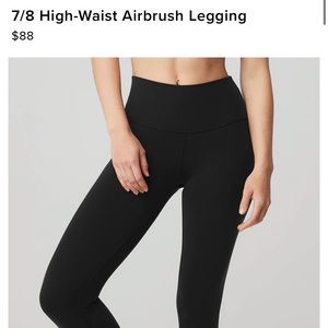 Alo Yoga 7/8 High Waist Airbrush Leggings